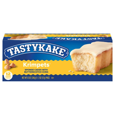 Tastykake Butterscotch Krimpets Sponge Cakes with Butterscotch Icing - 12 Count - Image 4