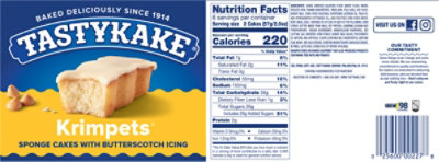 Tastykake Butterscotch Krimpets Sponge Cakes with Butterscotch Icing - 12 Count - Image 7