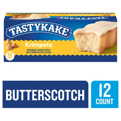 Tastykake Butterscotch Krimpets Sponge Cakes with Butterscotch Icing - 12 Count - Image 2