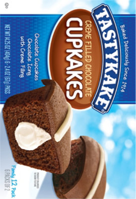 Tastykake Cup Cakes Cream Filled Chocolate - 13.5 Oz - Image 6