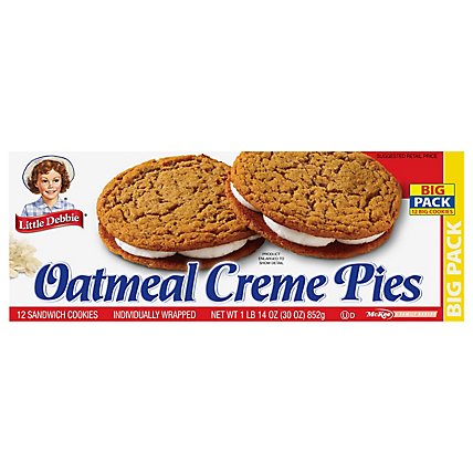 Little Debbie Cream Pie Oatmeal Big Pack - 31.78 Oz - Image 2