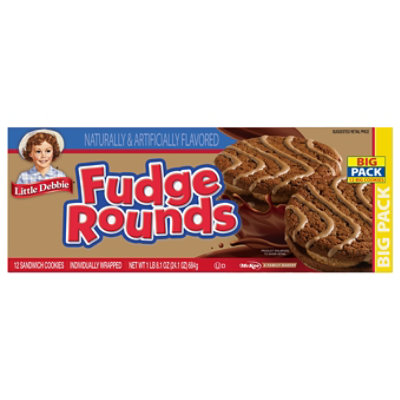 Little Debbie Fudge Rounds Big Pack - 30 Oz