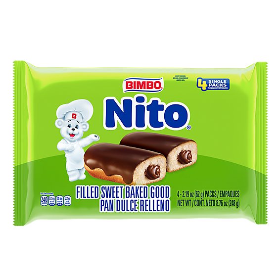Bimbo Nito Creme Filled Sweet Roll - 8.76 Oz
