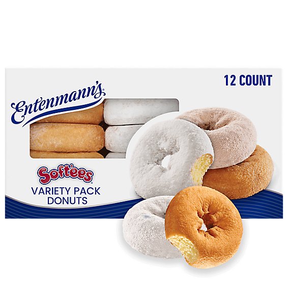 Entenmann's Soft'ees Variety Pack Donuts - 12 Count
