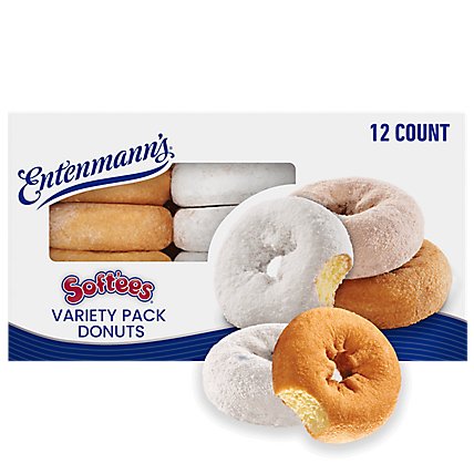 Entenmann's Soft'ees Variety Pack Donuts - 12 Count - Image 1