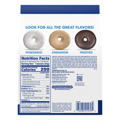 Entenmann's Powdered Bagged Donuts - 10 Oz - Image 3