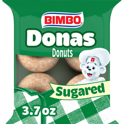 Bimbo Donas Azucaradas Sugared Donuts - 4 - 3.7 Oz