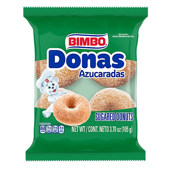 Bimbo Donas Sugared Donuts - 3.7 Oz