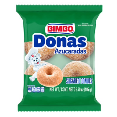 Bimbo Donas Sugared Donuts - 3.53 Oz