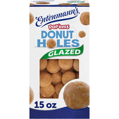 Entenmann's Pop'ems Glazed Donut Holes - 15 Oz