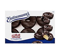 Entenmanns Mini Donuts Rich Frosted - 12 Count