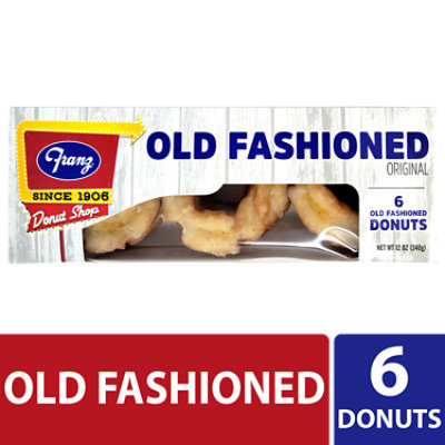 Franz Donuts Old Fashion 6 Count - 12 Oz - Image 1