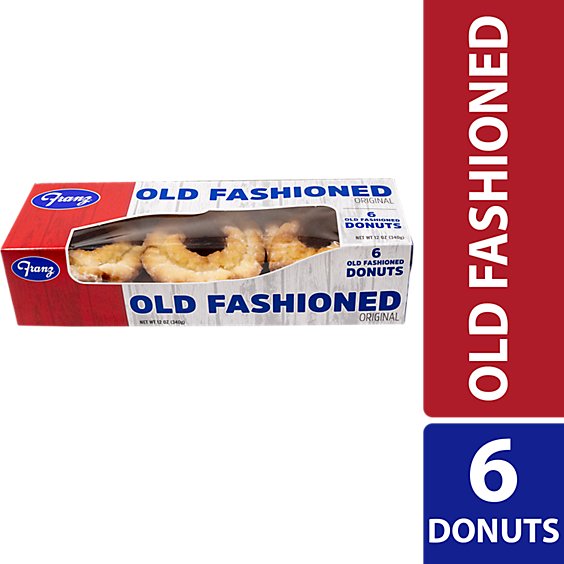 Franz Donuts Old Fashion 6 Count - 12 Oz