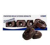 Entenmanns Donuts Frosted Devils Food - 8 Count