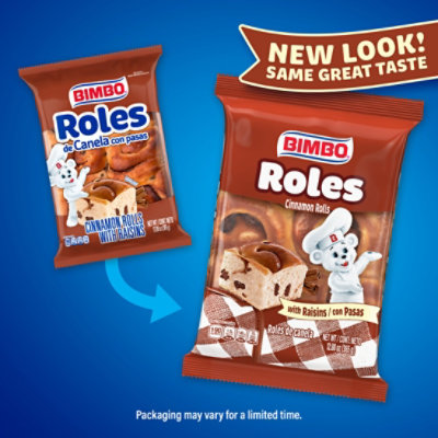 Bimbo Roles De Canela Con Pasas Cinnamon Rolls with Raisins - 12.5 Oz - Image 4