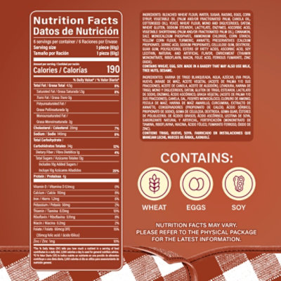 Bimbo Roles De Canela Con Pasas Cinnamon Rolls with Raisins - 12.5 Oz - Image 5
