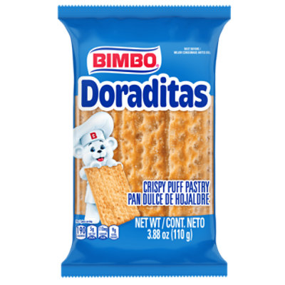 Bimbo Doraditas Crispy Puff Pastry - 3.88 Oz