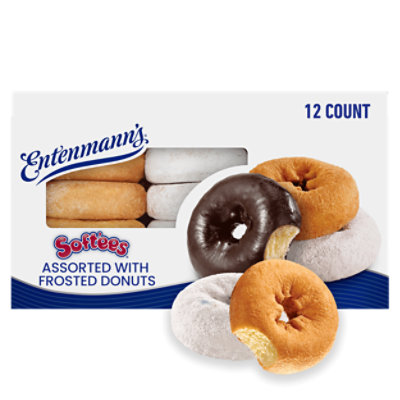 Entenmann's Soft'ees Assorted With Frosted Donuts - 12 Count - Image 1