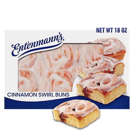 Entenmann's Cinnamon Swirl Buns - 18 Oz - Image 1