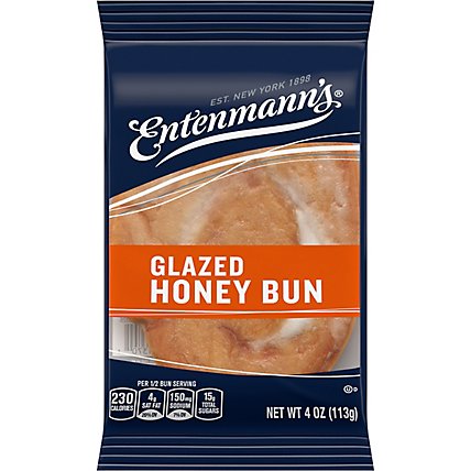 Entenmann's Single Serve Glazed Honey Bun - 4 Oz - Image 1