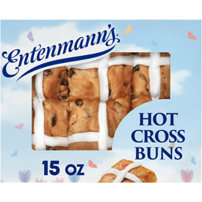 Entenmann's Hot Cross Buns - 14 Oz - Image 1