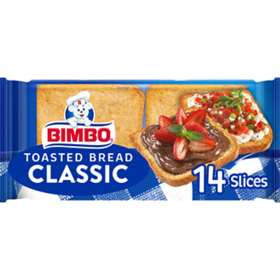 Bimbo Pan Tostado Blanco - 14 Count