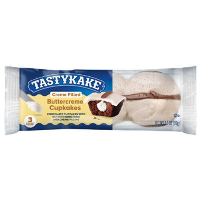 Tastykake Cupcakes Cream Filled Butter Cream - 3.5 Oz - Image 3