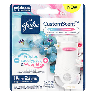 glade eucalyptus and lily scent plug in Acme Coupon