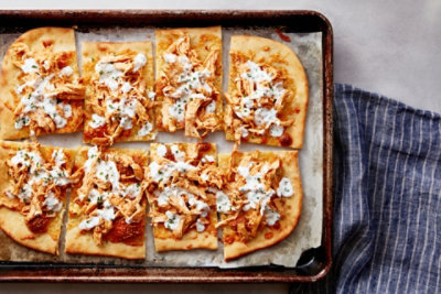 Buffalo Chicken Pizza with Greek Yogurt Ranch Dressing Safeway