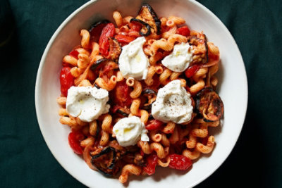 Cavatappi alla Norma with Roasted Eggplant and Whipped Ricotta Safeway