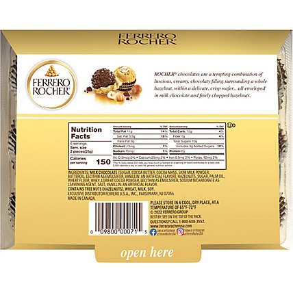 Ferrero Rocher Chocolate Truffles Hazelnut - 5.3 Oz - Image 6