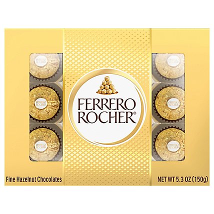 Ferrero Rocher Chocolate Truffles Hazelnut - 5.3 Oz - Image 2