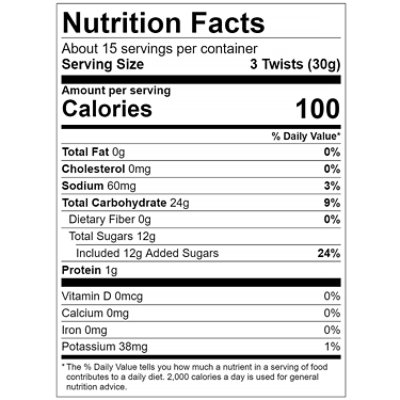 Red Vines Twists Soft Candy Black Licorice Resealable Bag - 16 Oz - Image 3