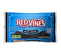 Red Vines Twists Soft Candy Black Licorice Resealable Bag - 16 Oz