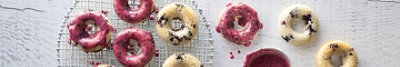 Gluten-Free Baked Blueberry Donuts