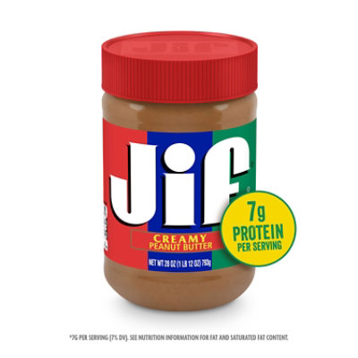 Jif Creamy Peanut Butter - 28 Oz