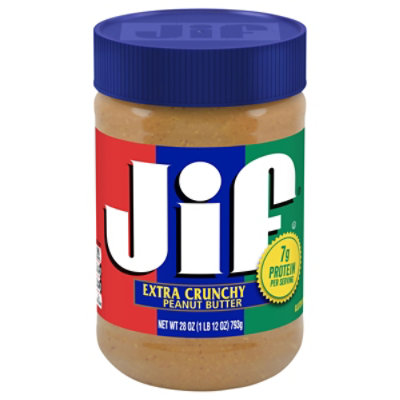 Jif Peanut Butter Extra Crunchy - 28 Oz