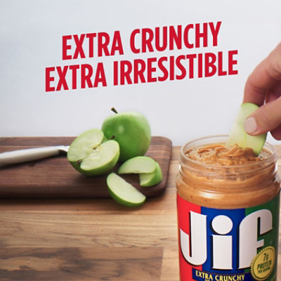 Jif Peanut Butter Extra Crunchy - 28 Oz - Image 2