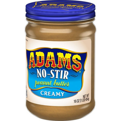 Adams Peanut Butter Creamy No-Stir - 16 Oz - Image 4