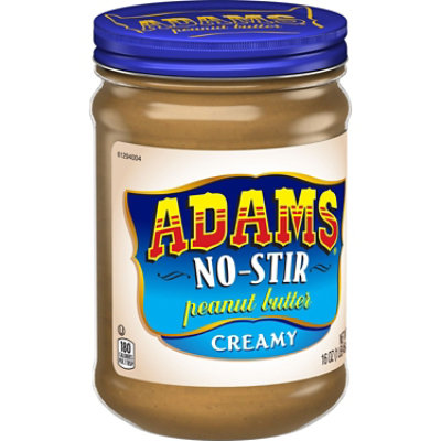 Adams Peanut Butter Creamy No-Stir - 16 Oz - Image 3