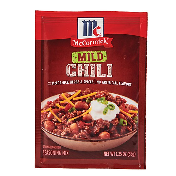 McCormick Mild Chili Seasoning Mix  - 1.25 Oz