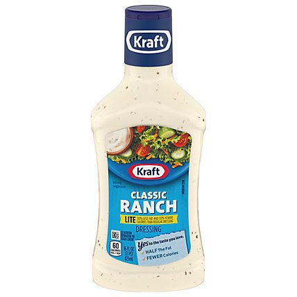 Kraft Classic Ranch Lite Salad Dressing Bottle - 16 Fl. Oz. - Image 5