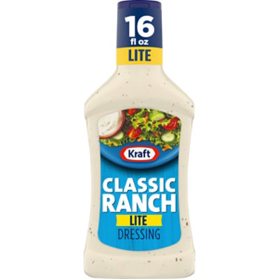 Kraft Classic Ranch Lite Salad Dressing Bottle - 16 Fl. Oz. - Image 1