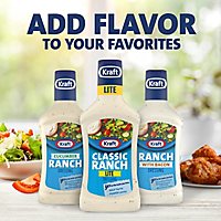 Kraft Classic Ranch Lite Salad Dressing Bottle - 16 Fl. Oz. - Image 4