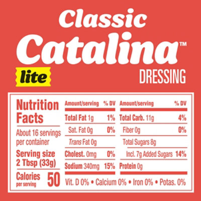 Kraft Classic Catalina Lite Dressing - 16 Fl. Oz. - Image 8