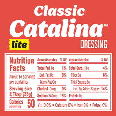 Kraft Classic Catalina Lite Salad Dressing Bottle - 16 Fl. Oz. - Image 8