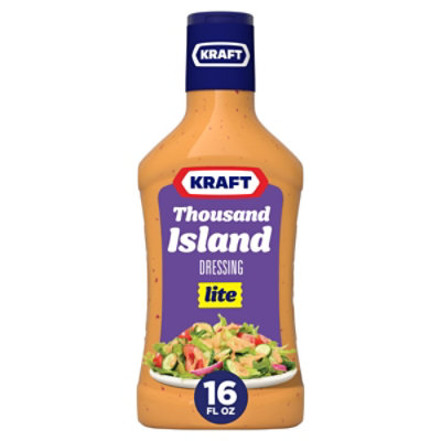 Kraft Thousand Island Lite Salad Dressing Bottle - 16 Fl. Oz. - Image 1