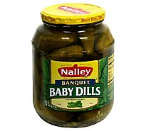 Nalley Pickles Wholes Baby Dill - 46 Fl. Oz.
