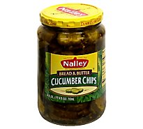 Nalley Pickles Chips Cucumber Bread & Butter - 24 Fl. Oz.
