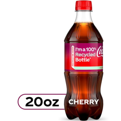 Coca-Cola Soda Pop Flavored Cherry - 20 Fl. Oz. - Image 2